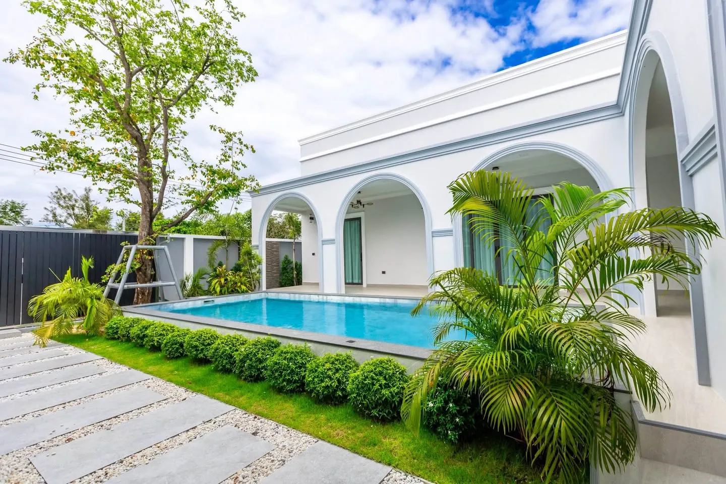 Newly Built Modern Classic Pool Villa at Siam Country Club